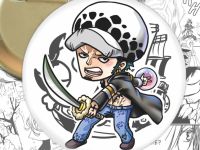 Значок Трафальгар Ло One Piece 003342 Круглий