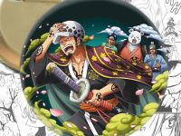 Круглый значок Трафальгар Ло One Piece 003344