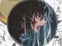 Круглый значок Муичиро Клинок, рассекающий демонов Demon Slayer 003358