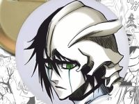 круглый значок Улькиорра Блич Bleach  003384 