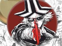 Круглый значок Урахара Bleach Блич 003395