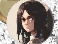 Значок Пік Фінгер Атака Титанів Attack on Titan 003499 Круглий