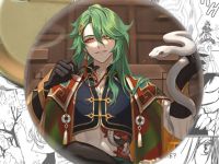 Значок Бай Чжу Геншин Імпакт Genshin Impact 003513