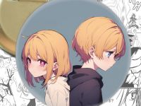 Значок Аквамарин і Рубі , Зіркове дитя Oshi no Ko 003555