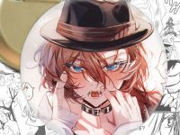 Круглий Значок Чуя Bungo Stray Dogs 003651