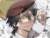 Круглый значок Ранпо Bungo Stray Dogs 003697