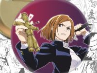 Круглый значок Магическая Битва Jujutsu Kaisen 003707