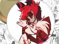 Круглий значок Hazbin Hotel 003800