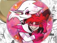 Круглий значок Hazbin Hotel 003801