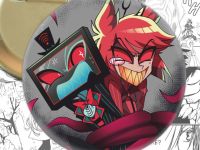 Круглий значок Hazbin Hotel 003813