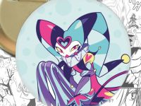 Круглий значок Фіззароллі Пекельний Босс Helluva Boss 003855