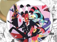 Круглий значок Фіззароллі та Бліц Пекельний Босс Helluva Boss 003856