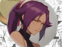 круглый значок Bleach Блич Ёруити 003986