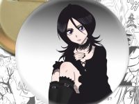 круглый значок Bleach Блич Рукия 003987