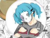 Круглий Значок Sally Face 004044