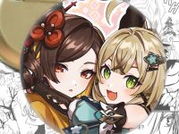 Значок Тіорі та Кірара Геншин Імпакт Genshin Impact 004055