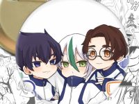 Значок Синя в'язниця Blue Lock 004186