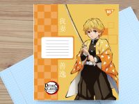 Тетрадь Demon slayer, Зеницу 767287-3, клеточка 24 листа