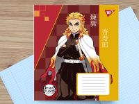 Зошит Demon slayer Ренгоку 767244-4 , клітинка 18 аркушів