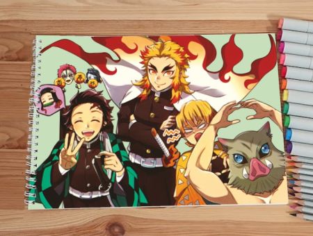 Альбом Клинок , що розтинає демонів Demon Slayer №0005