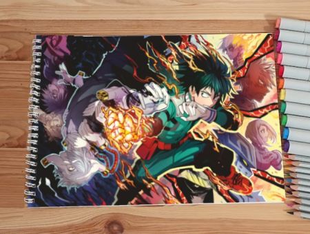 Альбом Моя геройська академія Boku no Hero Academia №0011 Мідорія та Шигаракі 