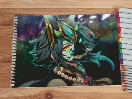 Альбом Геншин Імпакт Genshin Impact №0019 Сяо