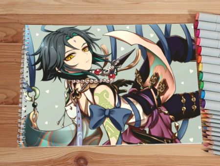 Альбом Геншин Імпакт Genshin Impact №0020 Сяо