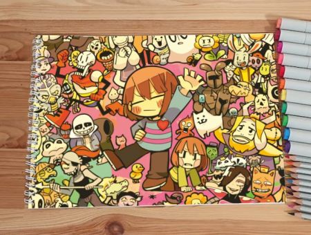 Альбом Undertale Андертєйл №0032