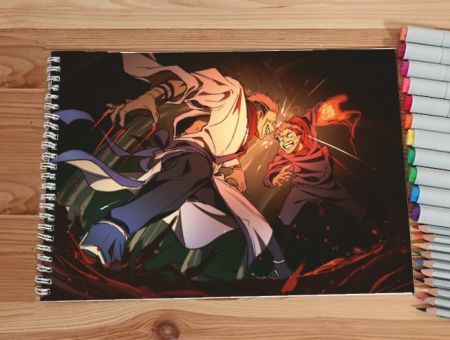 Альбом Jujutsu Kaisen Магічна Битва №0033