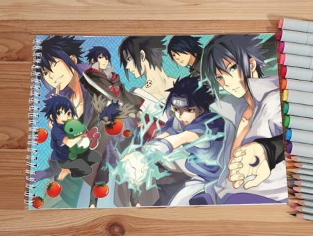 Альбом Наруто Naruto №0036 Саске