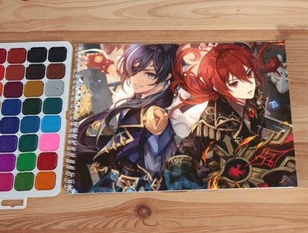 для акварелі - 12 сторінок щільність 200г/м 