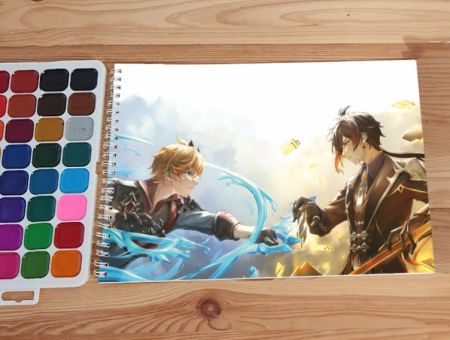 Для акварелі - 12 сторінок щільність 200г/м 