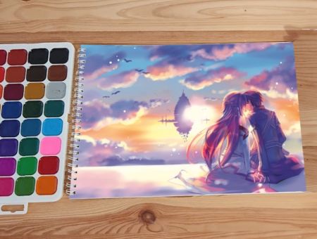 Для акварелі - 12 сторінок щільність 200г/м 