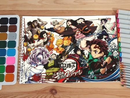 Альбом Клинок , що розтинає демонів Demon Slayer №0004