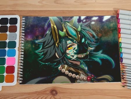 Альбом Геншин Імпакт Genshin Impact №0019 Сяо