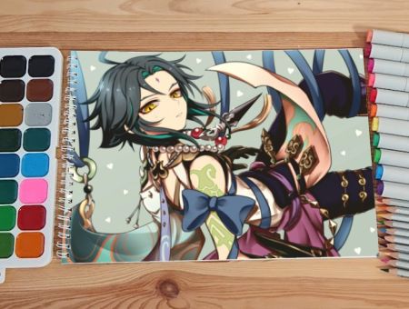 Альбом Геншин Імпакт Genshin Impact №0020 Сяо