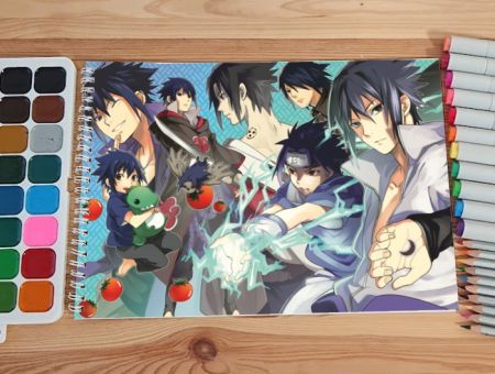 Альбом Наруто Naruto №0036 Саске