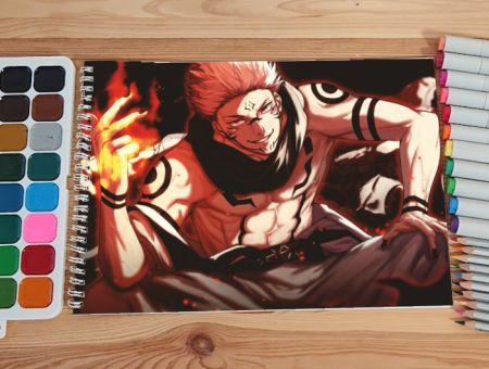 Альбом Jujutsu Kaisen Магічна Битва №0045