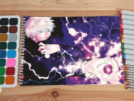 Альбом Jujutsu Kaisen Магічна Битва №0046 Годжо Сатору 