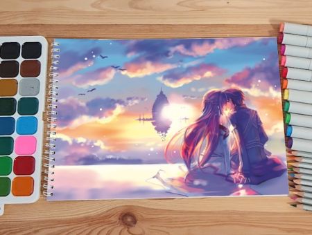 Альбом Майстер меча онлайн Sword Art Online №0049 Асуна та Кіріто