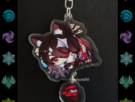 Брелок Геншин Імпакт Genshin Impact Бей Доу БРФ-0014-36 фігурка , акриловий 