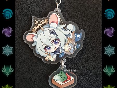 Брелок Геншин Імпакт Genshin Impact Паймон БРФ-0014-43 фігурка , акриловий 