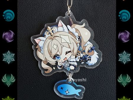 Брелок Геншин Імпакт Genshin Impact Барбара БРФ-0014-47 фігурка , акриловий 