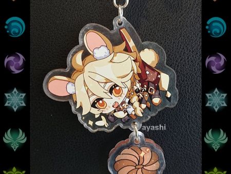 Брелок Геншин Імпакт Genshin Impact Ітер БРФ-0014-49 фігурка , акриловий 