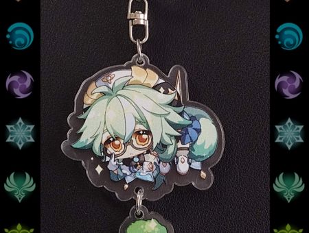 Брелок Геншин Імпакт Genshin Impact Сахароза БРФ-0014-04 фігурка , акриловий 