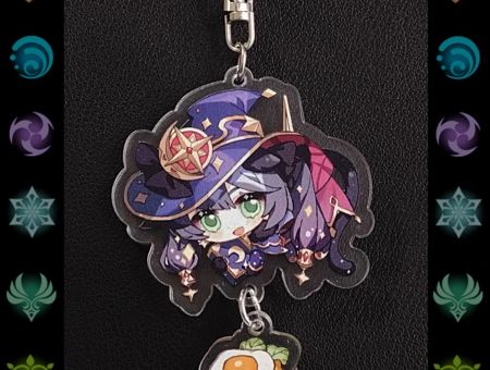 Брелок Геншин Імпакт Genshin Impact Мона БРФ-0014-09 фігурка , акриловий 