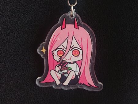 Брелок Chainsaw Man Человек-бензопила Пауэр БРФ-0032-03 фигурка, акриловый 