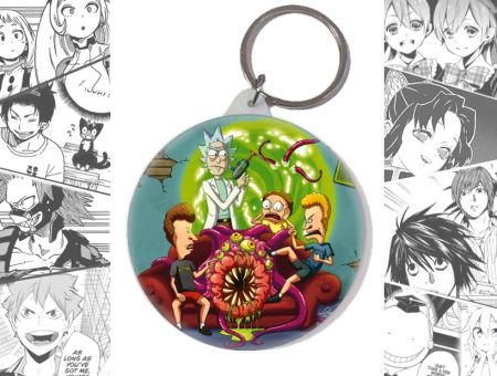 Брелок Rick and Morty Рик и Морти BR-58-001759