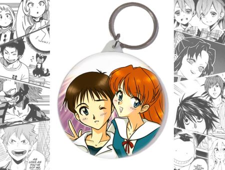 Брелок Євангеліон Evangelion Сінзі та Аска BR-58-002059 