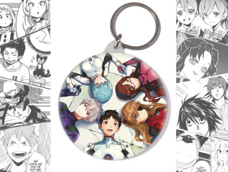 Брелок Євангеліон Evangelion Сіндзі Ікарі, Каору Нагіса , Марі , Рей та Аска BR-58-002063 